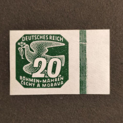 Briefmarke Böhmen und Mähren Protektorat, 20H, Mi.123* 