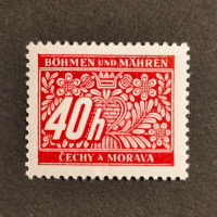 Známka Protektorát Č.a M., 40H, Pof.DL5** 