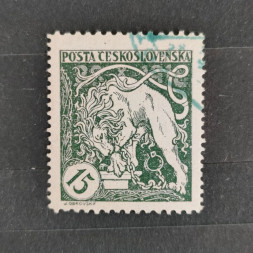 Známka ČSR, Pof.27B**, B, s přítiskem, 15h