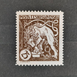 Známka ČSR, Pof.28B**, B, 25h