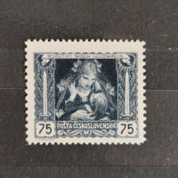 Stamp Czechoslovakia, Mi.37F, MNH, 75h