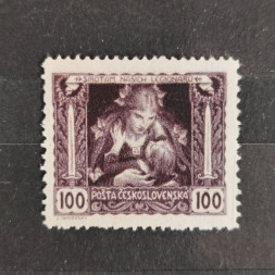 Briefmarke Tschechoslowakie, Mi.38Fa**, 100h