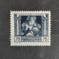 Stamp Czechoslovakia, Mi.37F, MH, 75h