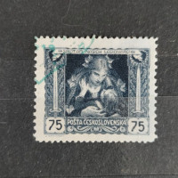 Stamp Czechoslovakia, Mi.37F, MH, 75h