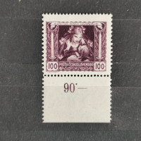 Stamp Czechoslovakia, Mi.38Fa, MH, 100h