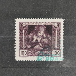 Briefmarke Tschechoslowakie, Mi.38Fa*, 100h