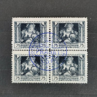 Block of four Czechoslovakia, Mi.37F, MH, 75h