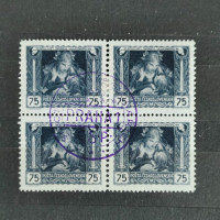 Block of four Czechoslovakia, Mi.37F, MH, 75h