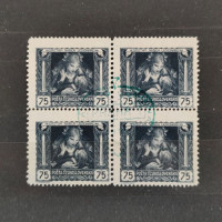 Block of four Czechoslovakia, Mi.37F, MNH, 75h