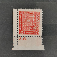 Briefmarke Tschechoslowakie, Mi.279A**, 20h