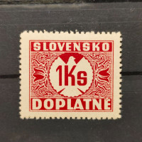 Známka Slovenský štát, Pof.D8X*, lep III