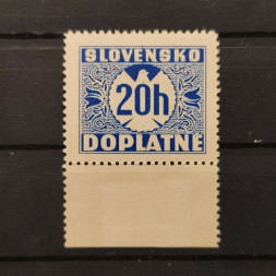 Známka Slovenský štát, Pof.D3X*, lep III