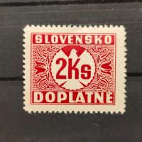 Známka Slovenský štát, Pof.D9X*, lep III