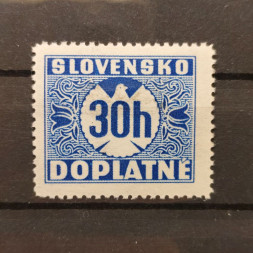 Známka Slovenský štát, Pof.D4Y* Známka Slovenský štát, Pof.D4Y*