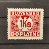 Známka Slovenský štát, Pof.D8Y**