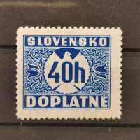 Známka Slovenský štát, Pof.D5Y**