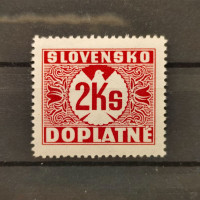 Známka Slovenský štát, Pof.D9Y**
