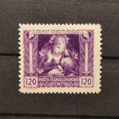 Známka ČSR, Pof.32B*, 120h Známka ČSR, Pof.32B*, 120h