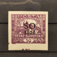Známka ČSR, Pof.SO12*, 50h