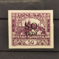 Známka ČSR, Pof.SO12*, 50h