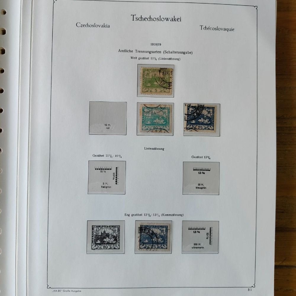 Sbírka známek Sbírka, Mi.#, Krásná sbírka ČSR I a II mix kvality Sbírka známek Sbírka, Mi.#, Krásná sbírka ČSR I a II mix kvality