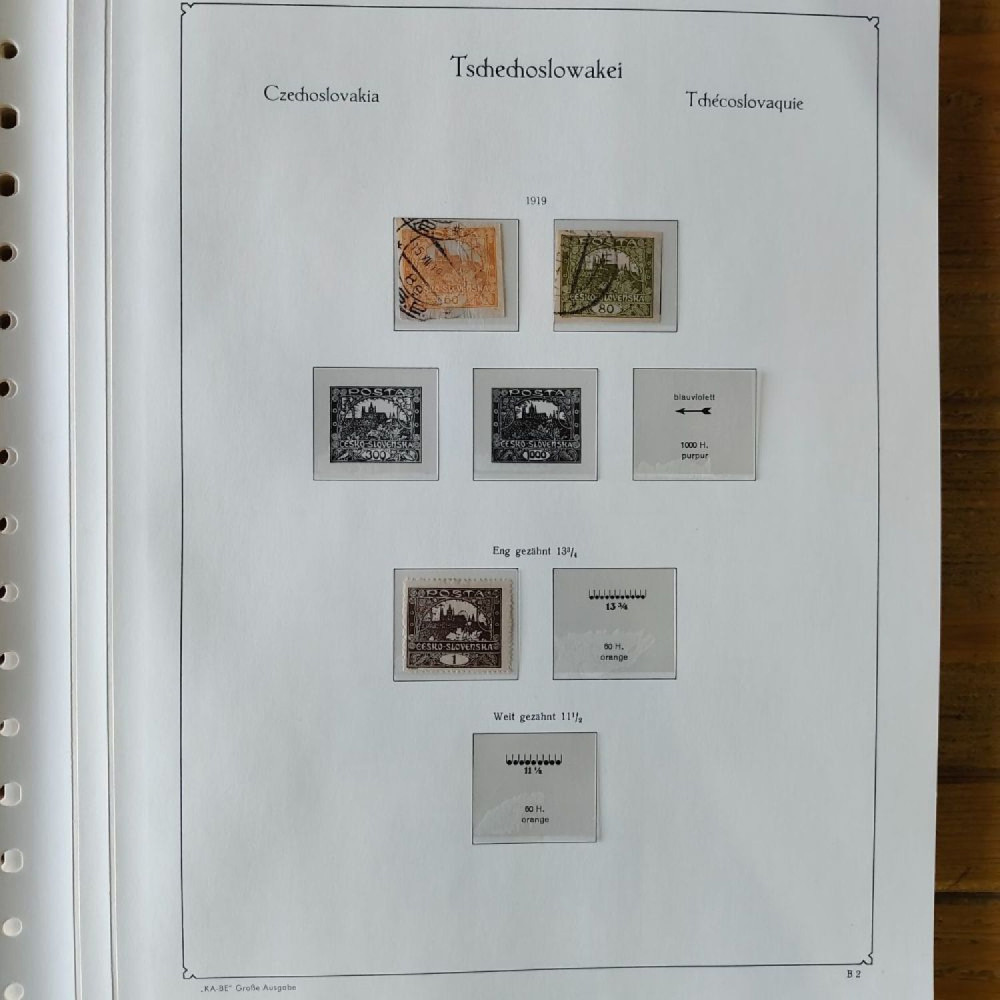 Sbírka známek Sbírka, Mi.#, Krásná sbírka ČSR I a II mix kvality Sbírka známek Sbírka, Mi.#, Krásná sbírka ČSR I a II mix kvality