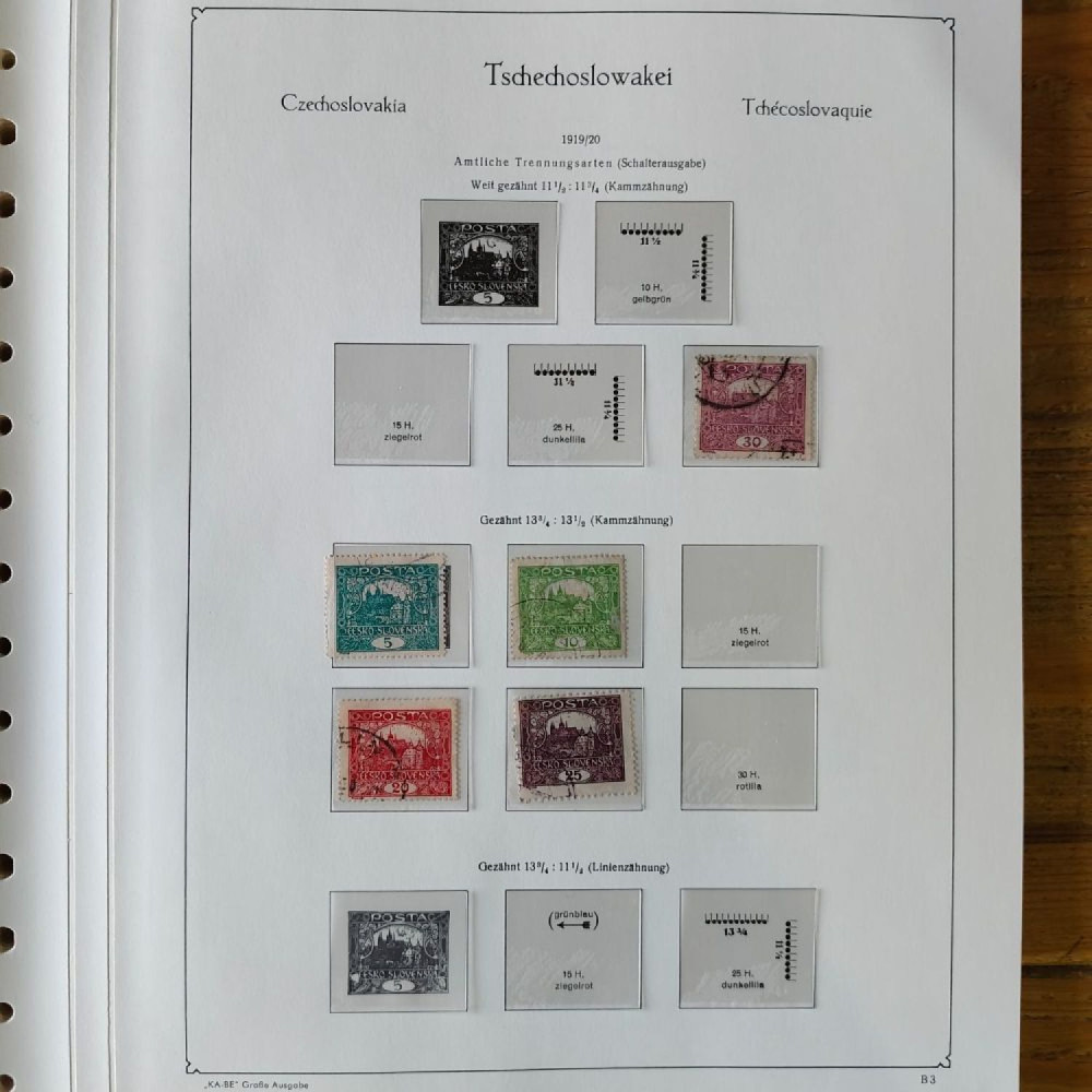 Sbírka známek Sbírka, Mi.#, Krásná sbírka ČSR I a II mix kvality Sbírka známek Sbírka, Mi.#, Krásná sbírka ČSR I a II mix kvality