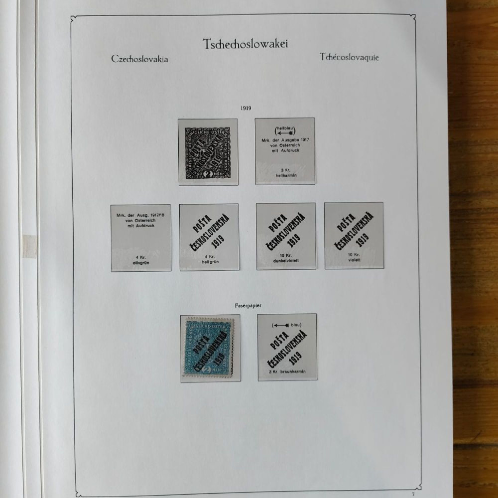 Sbírka známek Sbírka, Mi.#, Krásná sbírka ČSR I a II mix kvality Sbírka známek Sbírka, Mi.#, Krásná sbírka ČSR I a II mix kvality