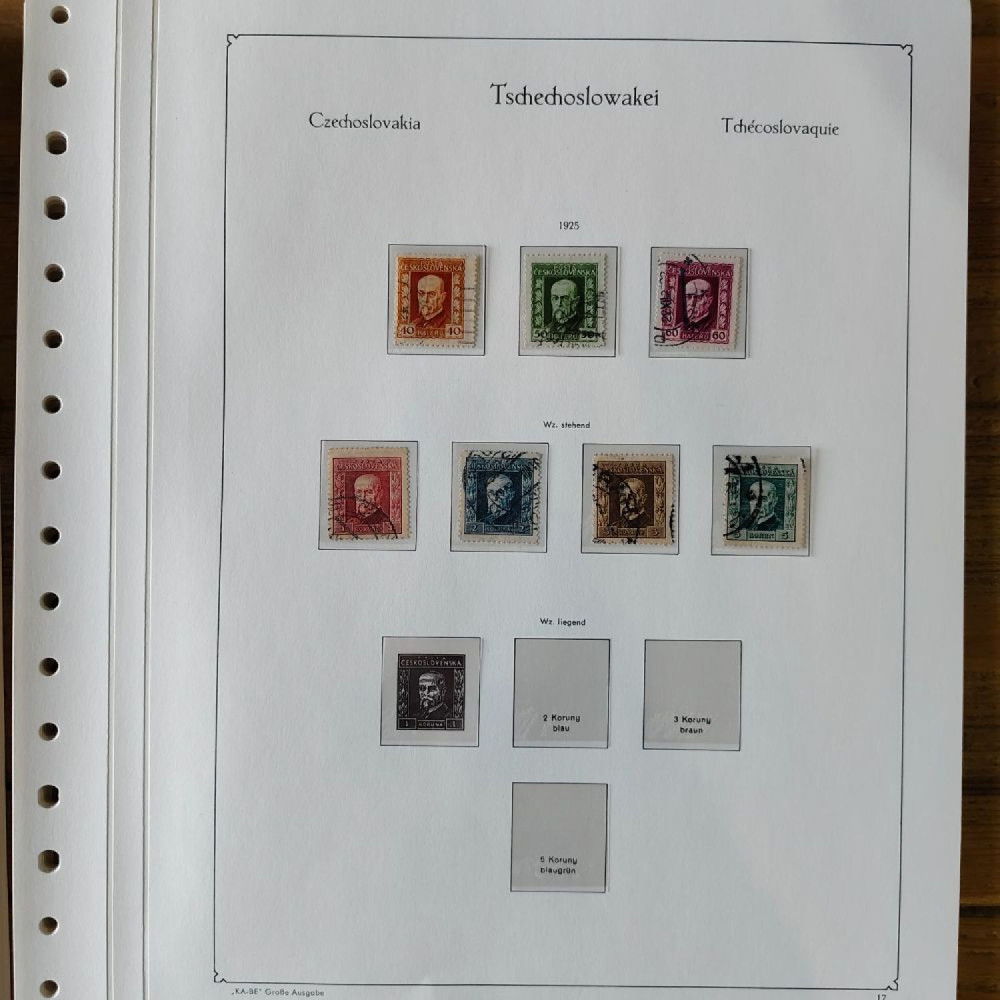 Sbírka známek Sbírka, Mi.#, Krásná sbírka ČSR I a II mix kvality Sbírka známek Sbírka, Mi.#, Krásná sbírka ČSR I a II mix kvality