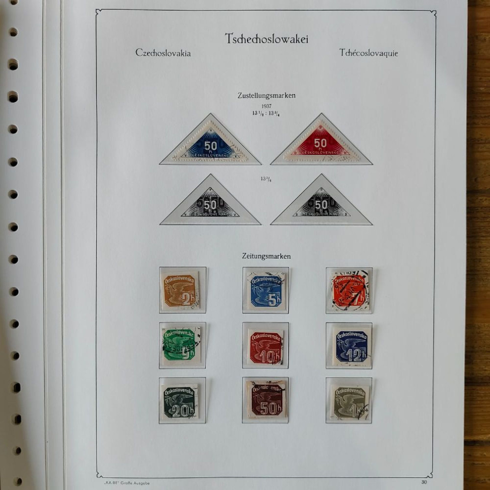 Sbírka známek Sbírka, Mi.#, Krásná sbírka ČSR I a II mix kvality Sbírka známek Sbírka, Mi.#, Krásná sbírka ČSR I a II mix kvality