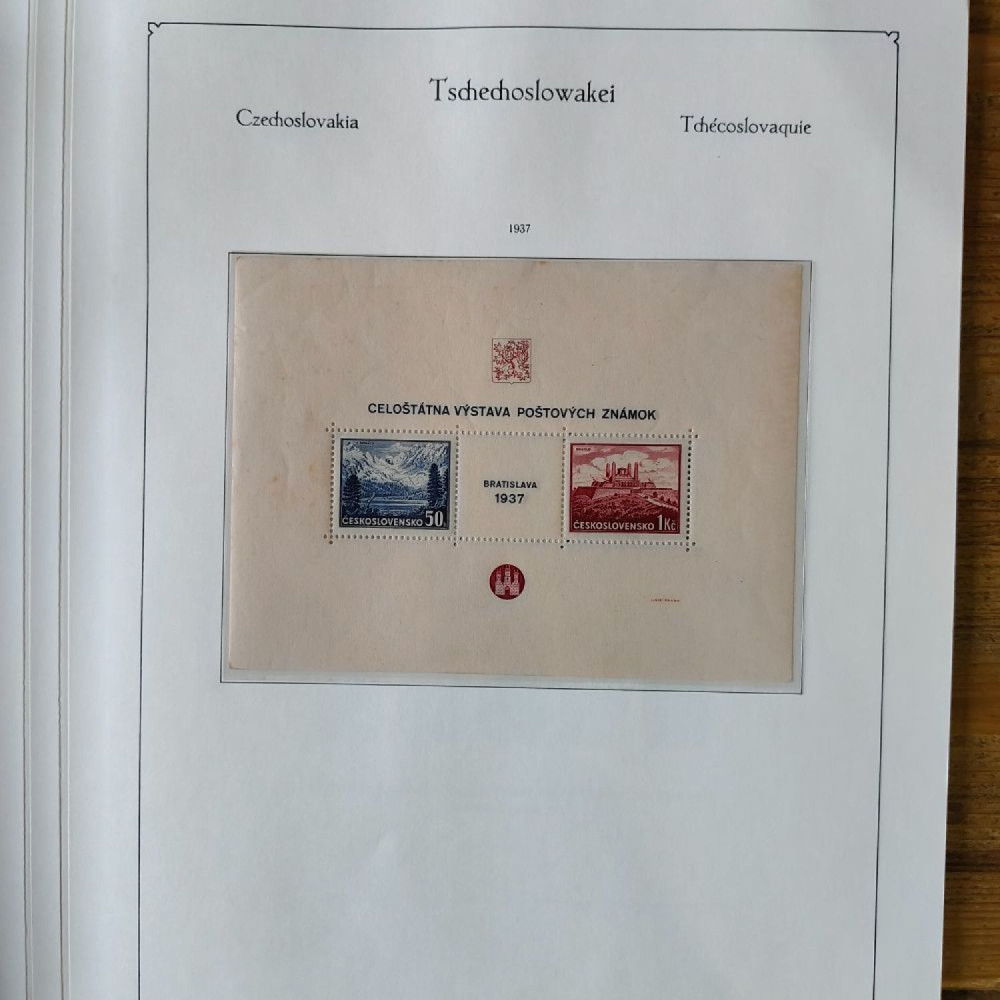 Sbírka známek Sbírka, Mi.#, Krásná sbírka ČSR I a II mix kvality Sbírka známek Sbírka, Mi.#, Krásná sbírka ČSR I a II mix kvality