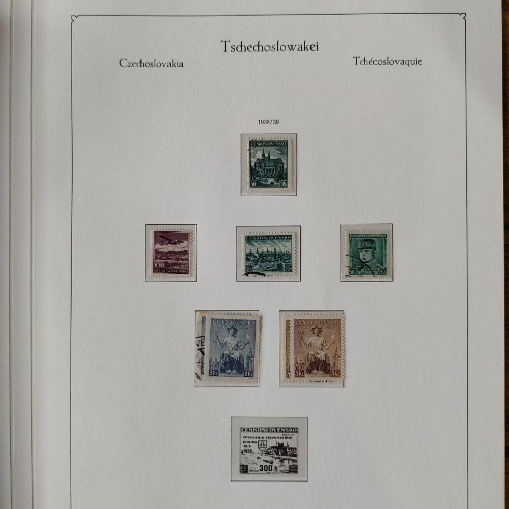 Sbírka známek Sbírka, Mi.#, Krásná sbírka ČSR I a II mix kvality Sbírka známek Sbírka, Mi.#, Krásná sbírka ČSR I a II mix kvality