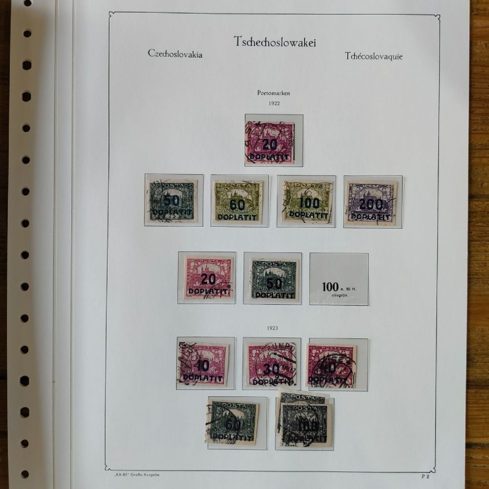 Sbírka známek Sbírka, Mi.#, Krásná sbírka ČSR I a II mix kvality Sbírka známek Sbírka, Mi.#, Krásná sbírka ČSR I a II mix kvality