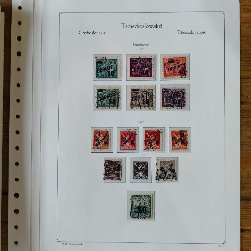 Sbírka známek Sbírka, Mi.#, Krásná sbírka ČSR I a II mix kvality Sbírka známek Sbírka, Mi.#, Krásná sbírka ČSR I a II mix kvality