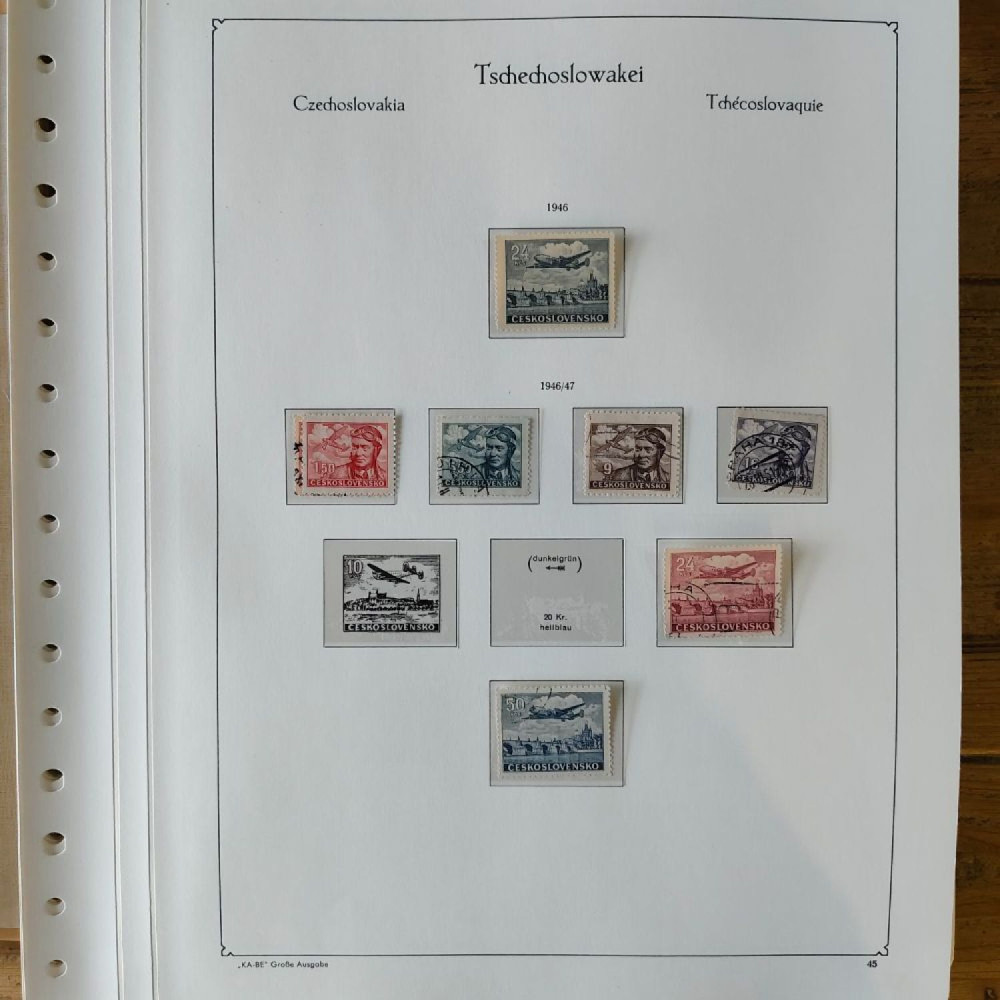 Sbírka známek Sbírka, Mi.#, Krásná sbírka ČSR I a II mix kvality Sbírka známek Sbírka, Mi.#, Krásná sbírka ČSR I a II mix kvality