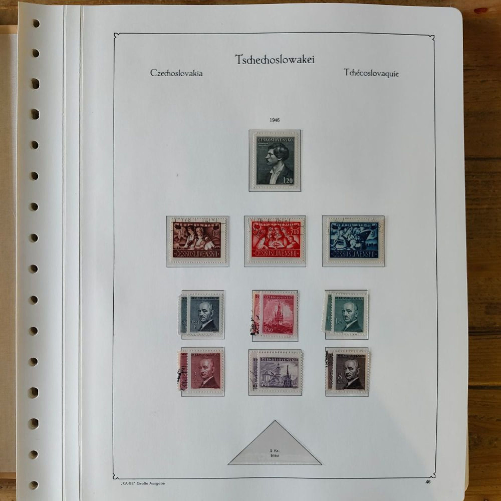 Sbírka známek Sbírka, Mi.#, Krásná sbírka ČSR I a II mix kvality Sbírka známek Sbírka, Mi.#, Krásná sbírka ČSR I a II mix kvality