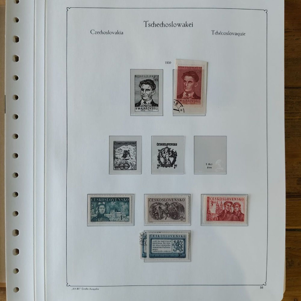 Sbírka známek Sbírka, Mi.#, Krásná sbírka ČSR I a II mix kvality Sbírka známek Sbírka, Mi.#, Krásná sbírka ČSR I a II mix kvality