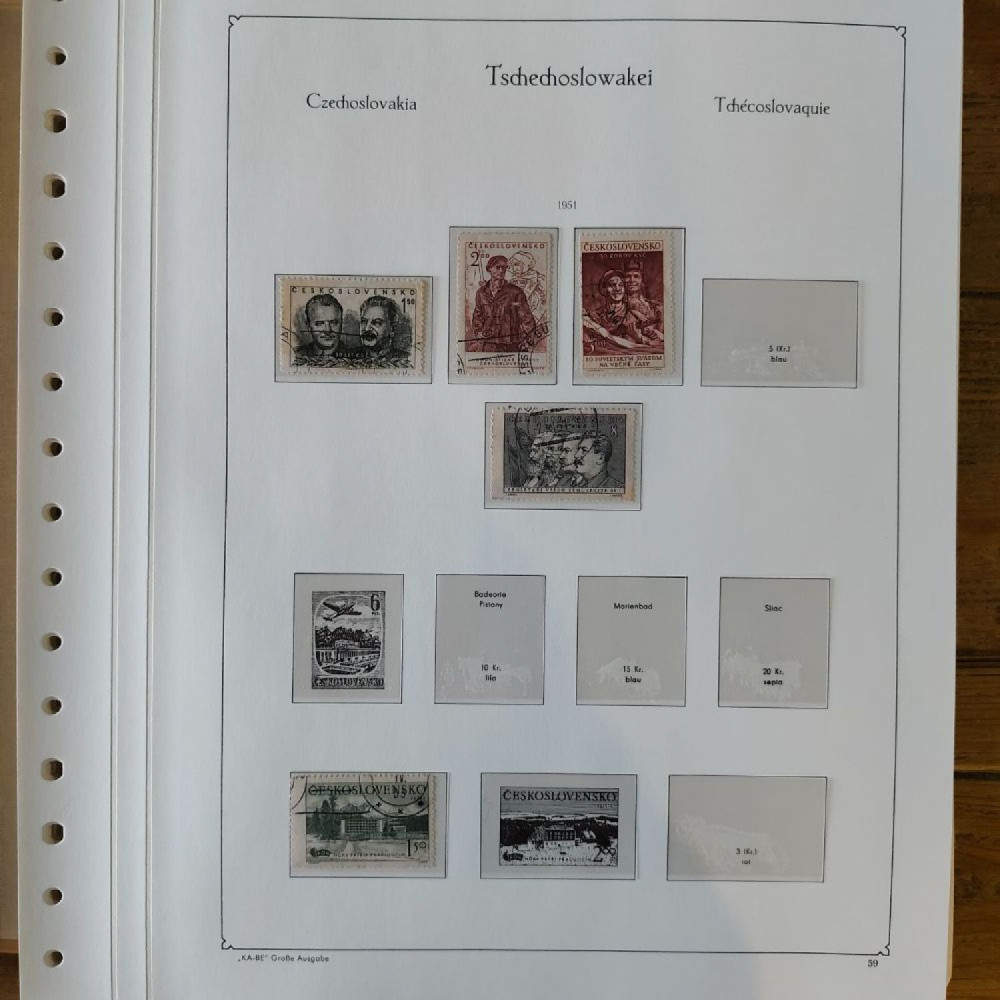 Sbírka známek Sbírka, Mi.#, Krásná sbírka ČSR I a II mix kvality Sbírka známek Sbírka, Mi.#, Krásná sbírka ČSR I a II mix kvality