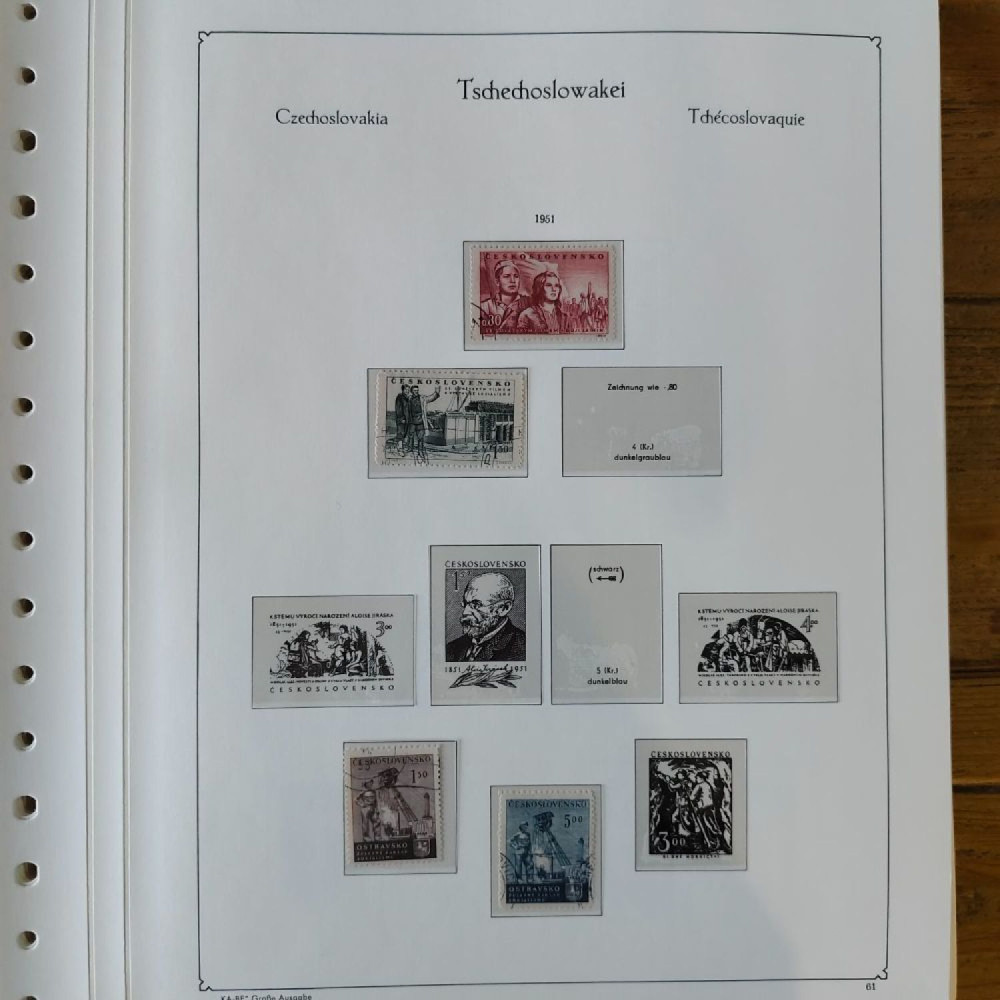 Sbírka známek Sbírka, Mi.#, Krásná sbírka ČSR I a II mix kvality Sbírka známek Sbírka, Mi.#, Krásná sbírka ČSR I a II mix kvality