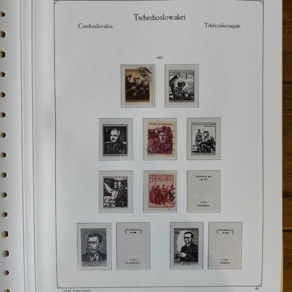 Sbírka známek Sbírka, Mi.#, Krásná sbírka ČSR I a II mix kvality Sbírka známek Sbírka, Mi.#, Krásná sbírka ČSR I a II mix kvality