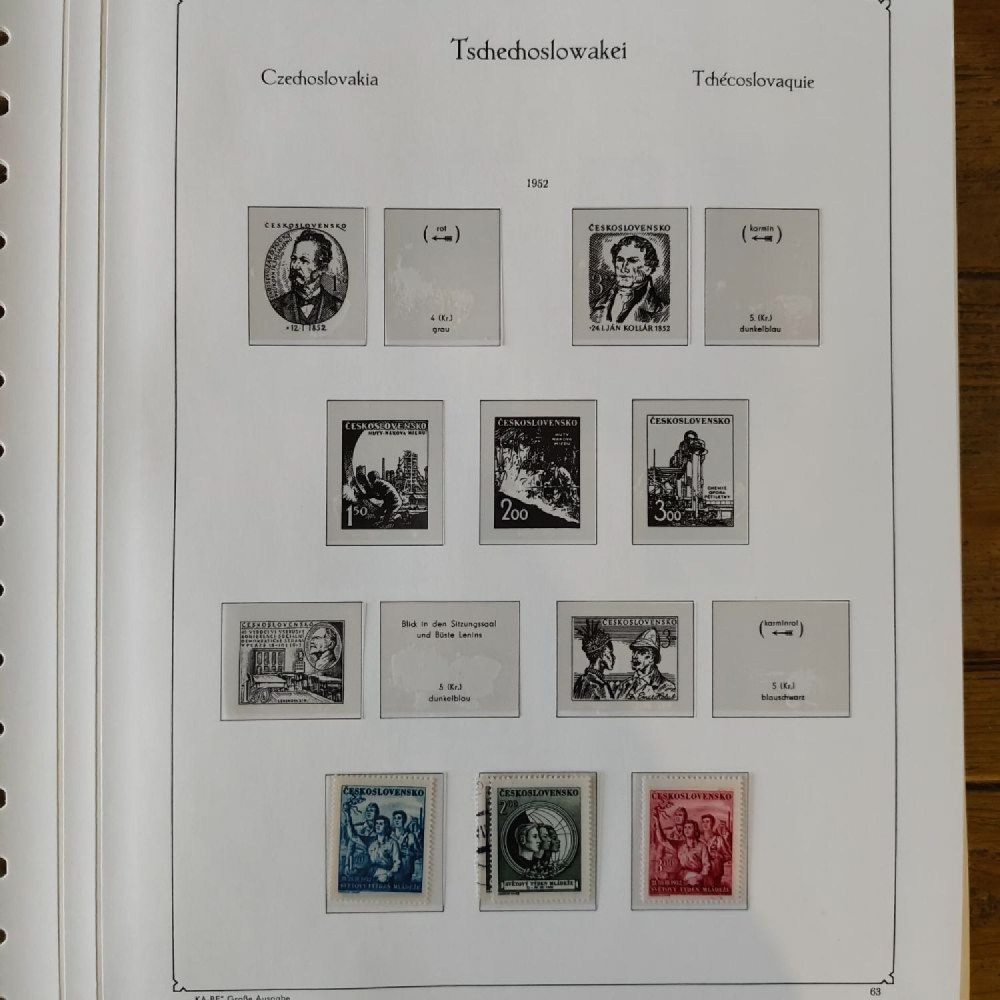 Sbírka známek Sbírka, Mi.#, Krásná sbírka ČSR I a II mix kvality Sbírka známek Sbírka, Mi.#, Krásná sbírka ČSR I a II mix kvality