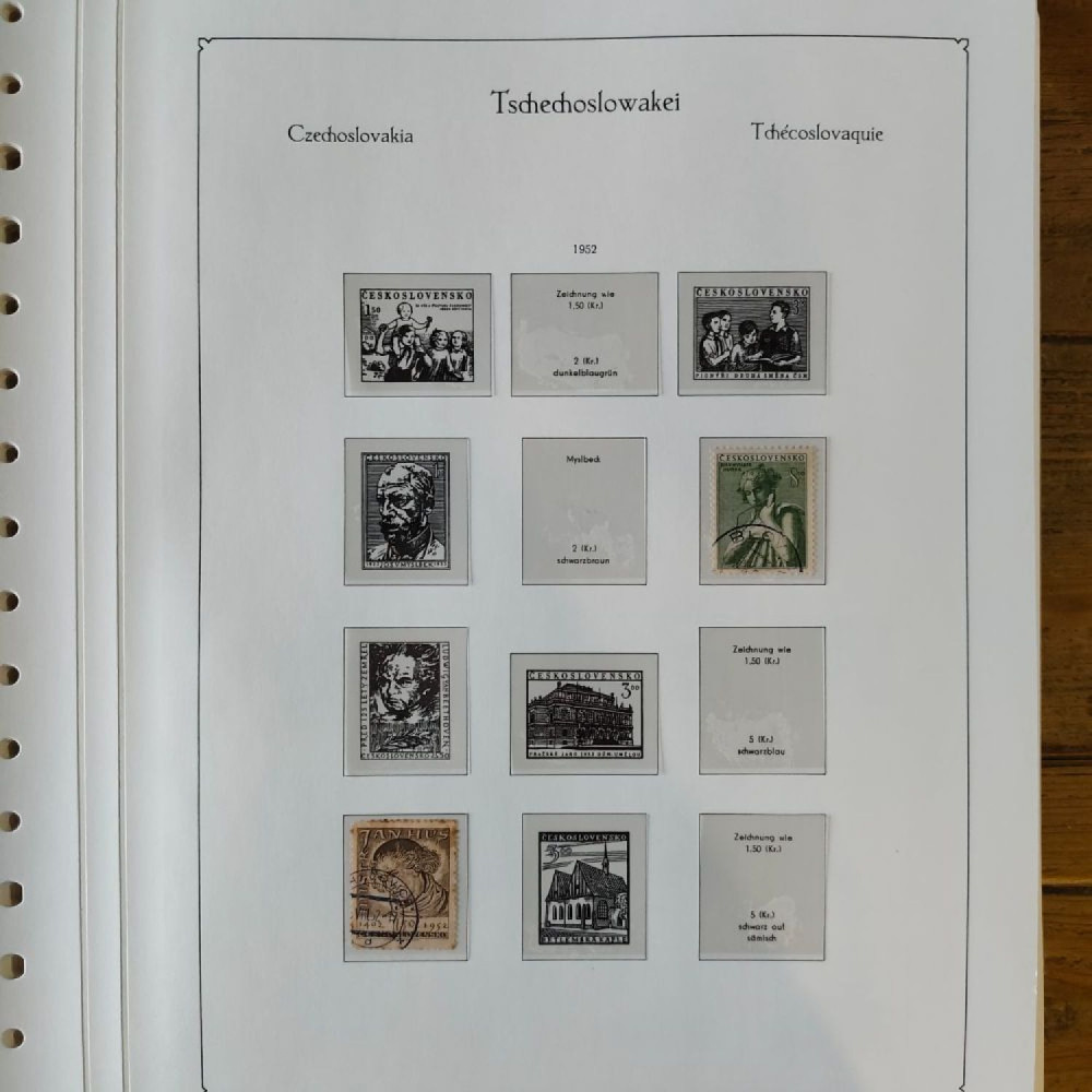 Sbírka známek Sbírka, Mi.#, Krásná sbírka ČSR I a II mix kvality Sbírka známek Sbírka, Mi.#, Krásná sbírka ČSR I a II mix kvality