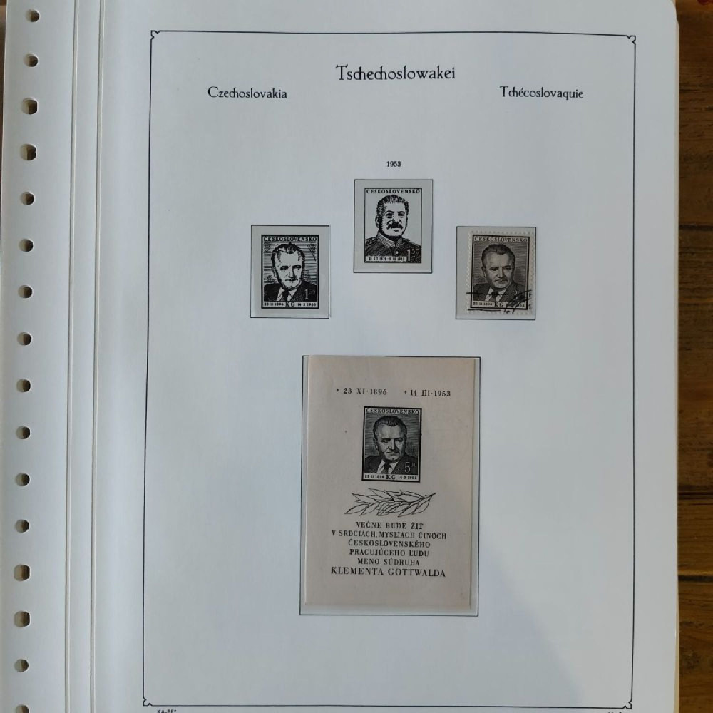 Sbírka známek Sbírka, Mi.#, Krásná sbírka ČSR I a II mix kvality Sbírka známek Sbírka, Mi.#, Krásná sbírka ČSR I a II mix kvality