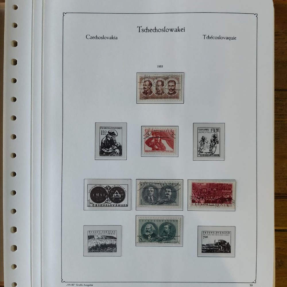 Sbírka známek Sbírka, Mi.#, Krásná sbírka ČSR I a II mix kvality Sbírka známek Sbírka, Mi.#, Krásná sbírka ČSR I a II mix kvality