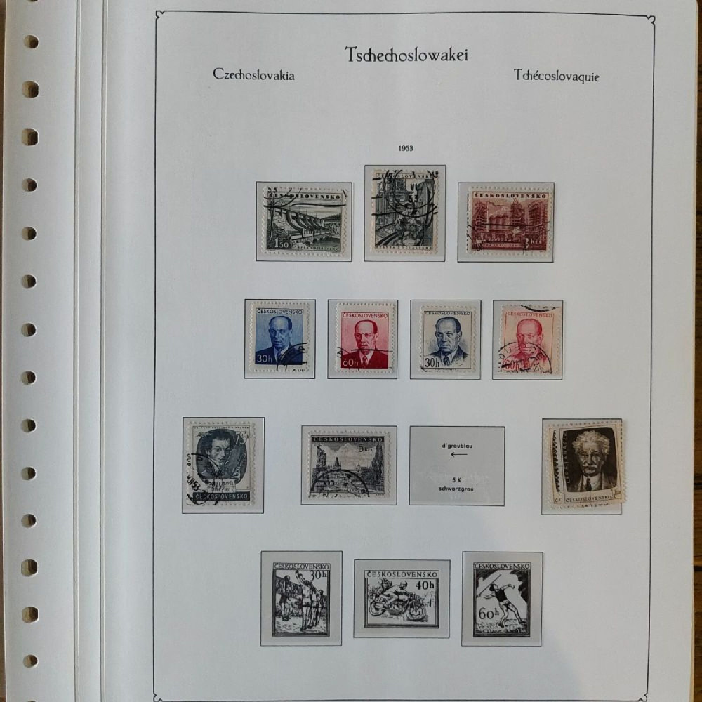 Sbírka známek Sbírka, Mi.#, Krásná sbírka ČSR I a II mix kvality Sbírka známek Sbírka, Mi.#, Krásná sbírka ČSR I a II mix kvality