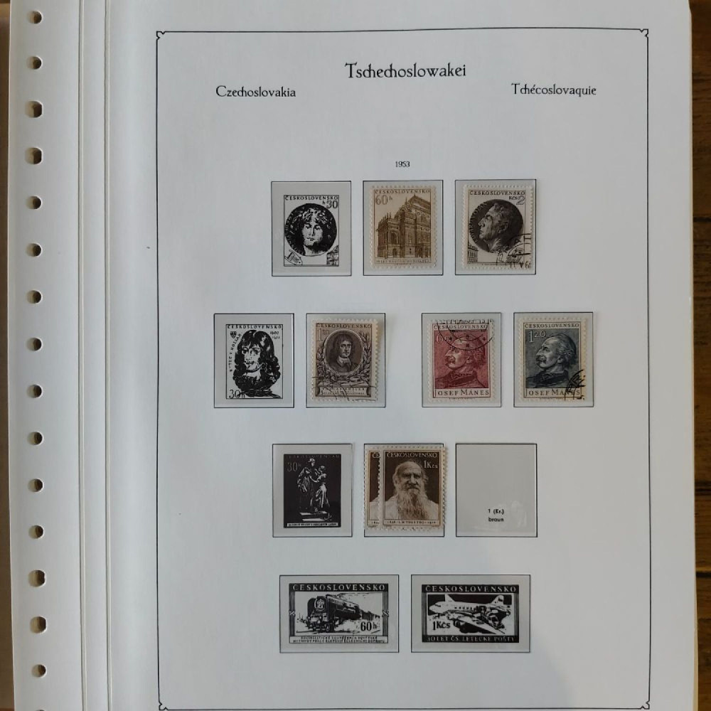 Sbírka známek Sbírka, Mi.#, Krásná sbírka ČSR I a II mix kvality Sbírka známek Sbírka, Mi.#, Krásná sbírka ČSR I a II mix kvality