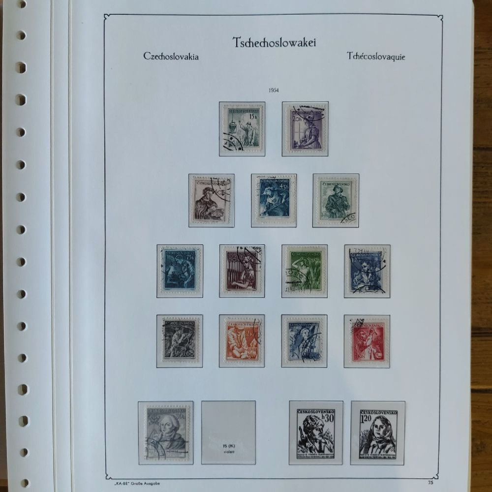 Sbírka známek Sbírka, Mi.#, Krásná sbírka ČSR I a II mix kvality Sbírka známek Sbírka, Mi.#, Krásná sbírka ČSR I a II mix kvality