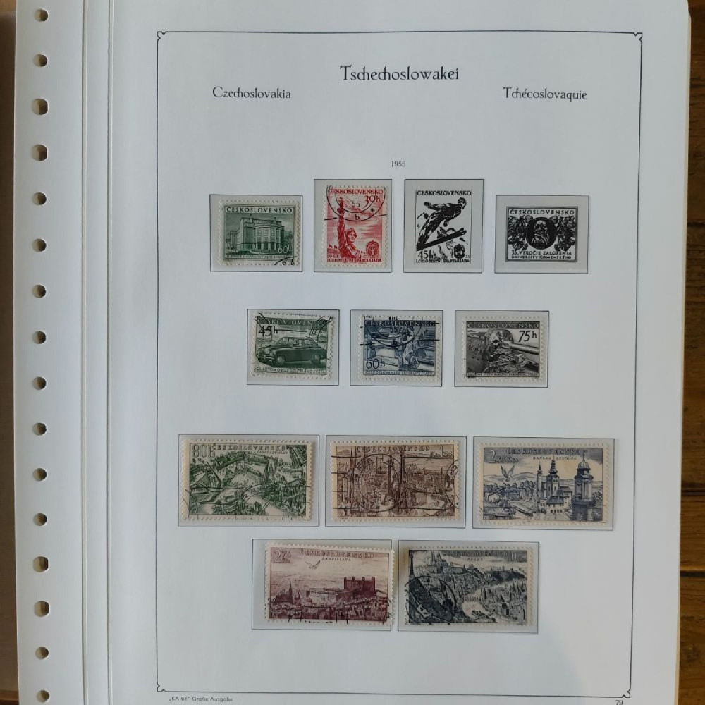 Sbírka známek Sbírka, Mi.#, Krásná sbírka ČSR I a II mix kvality Sbírka známek Sbírka, Mi.#, Krásná sbírka ČSR I a II mix kvality