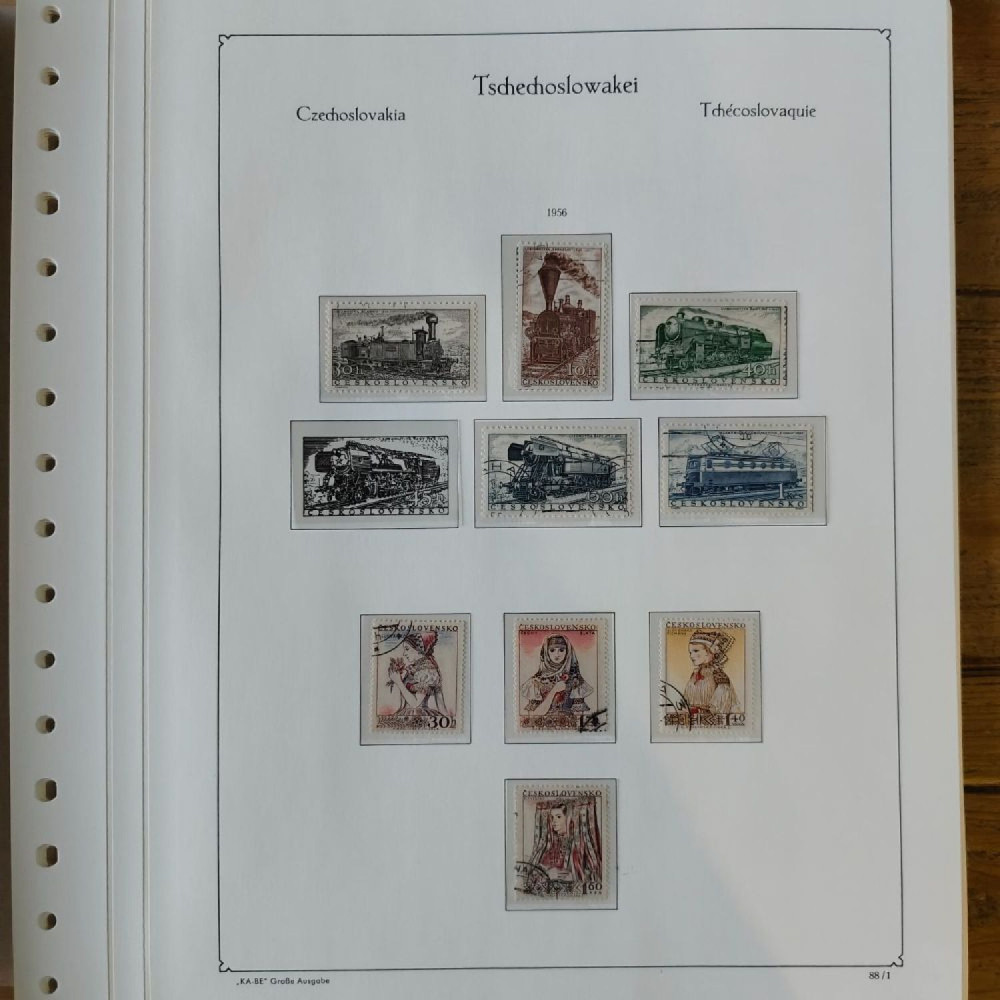 Sbírka známek Sbírka, Mi.#, Krásná sbírka ČSR I a II mix kvality Sbírka známek Sbírka, Mi.#, Krásná sbírka ČSR I a II mix kvality