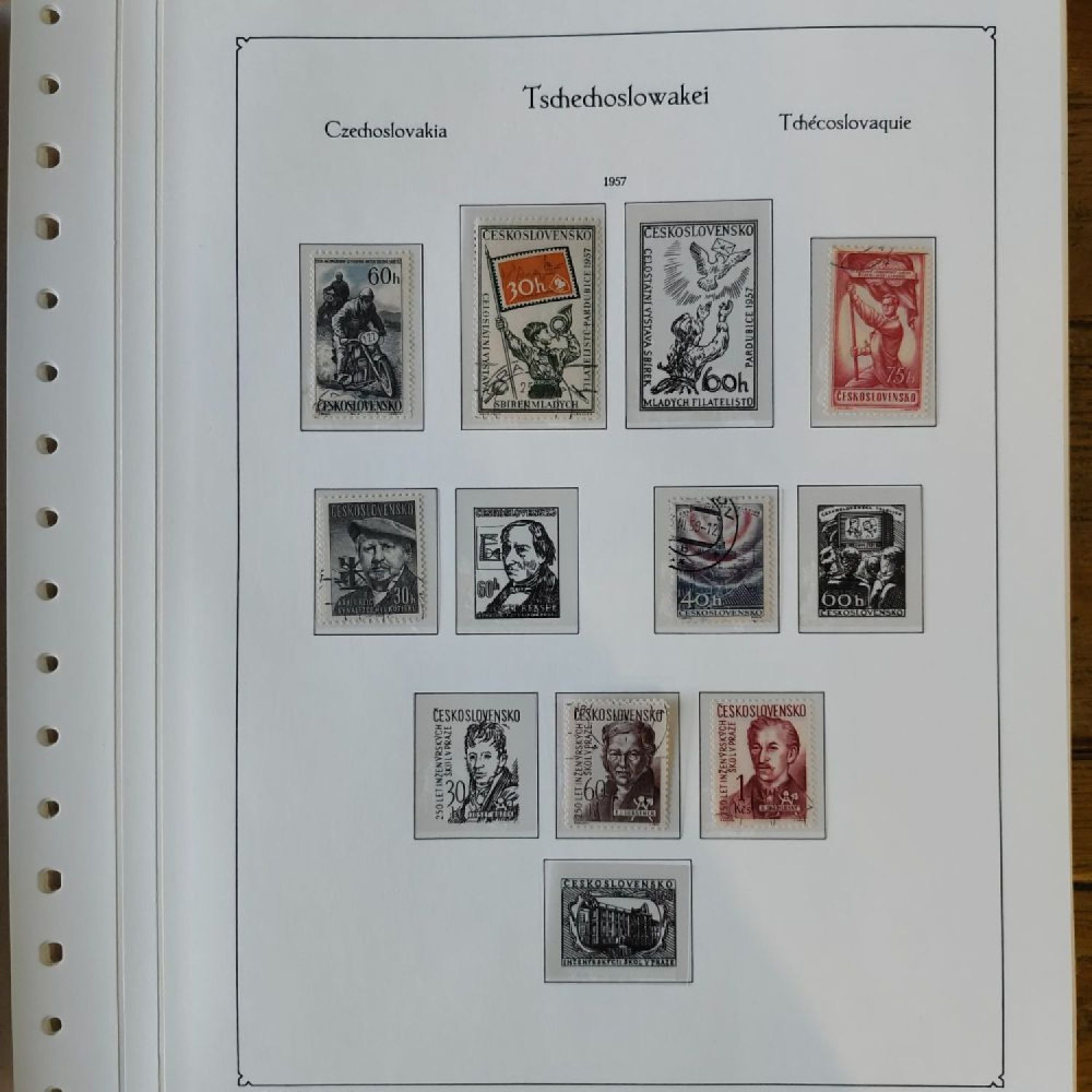 Sbírka známek Sbírka, Mi.#, Krásná sbírka ČSR I a II mix kvality Sbírka známek Sbírka, Mi.#, Krásná sbírka ČSR I a II mix kvality